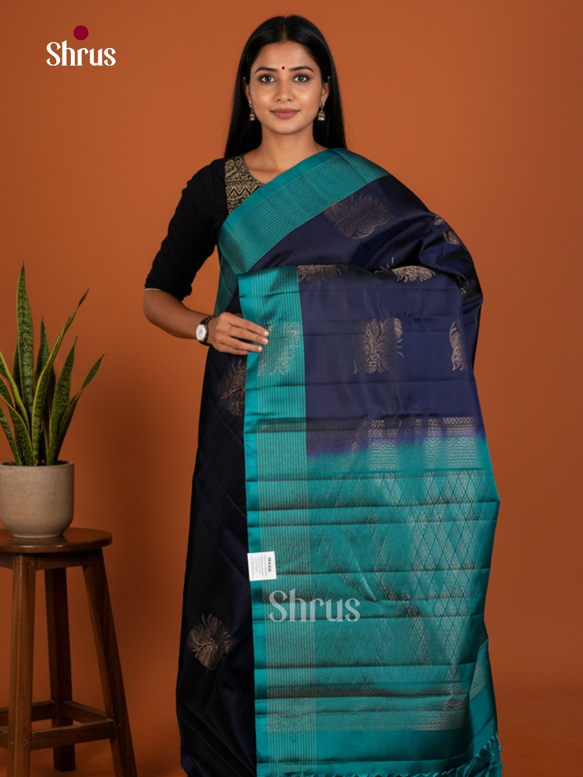 Softsilk-halfpure Saree - EDS04296 - Shop on Shrus.com