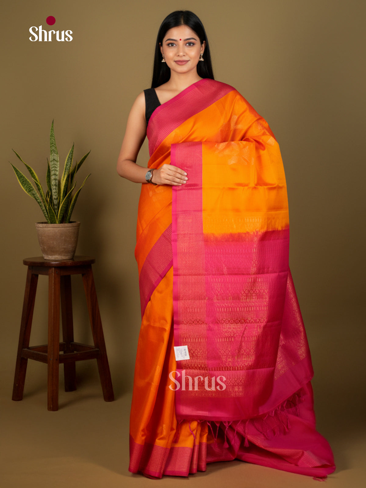 Softsilk-halfpure Saree - EDS04297 - Shop on Shrus.com