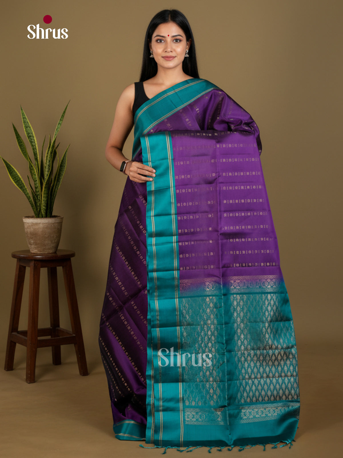 Softsilk-halfpure Saree - EDS04304 - Shop on Shrus.com