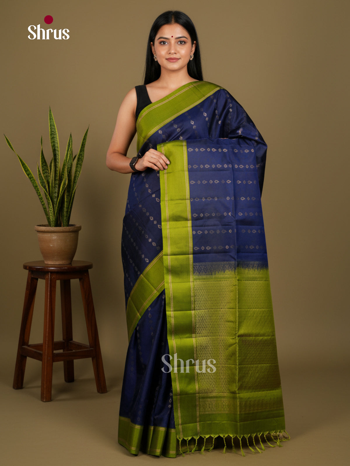 Softsilk-halfpure Saree - EDS04307 - Shop on Shrus.com