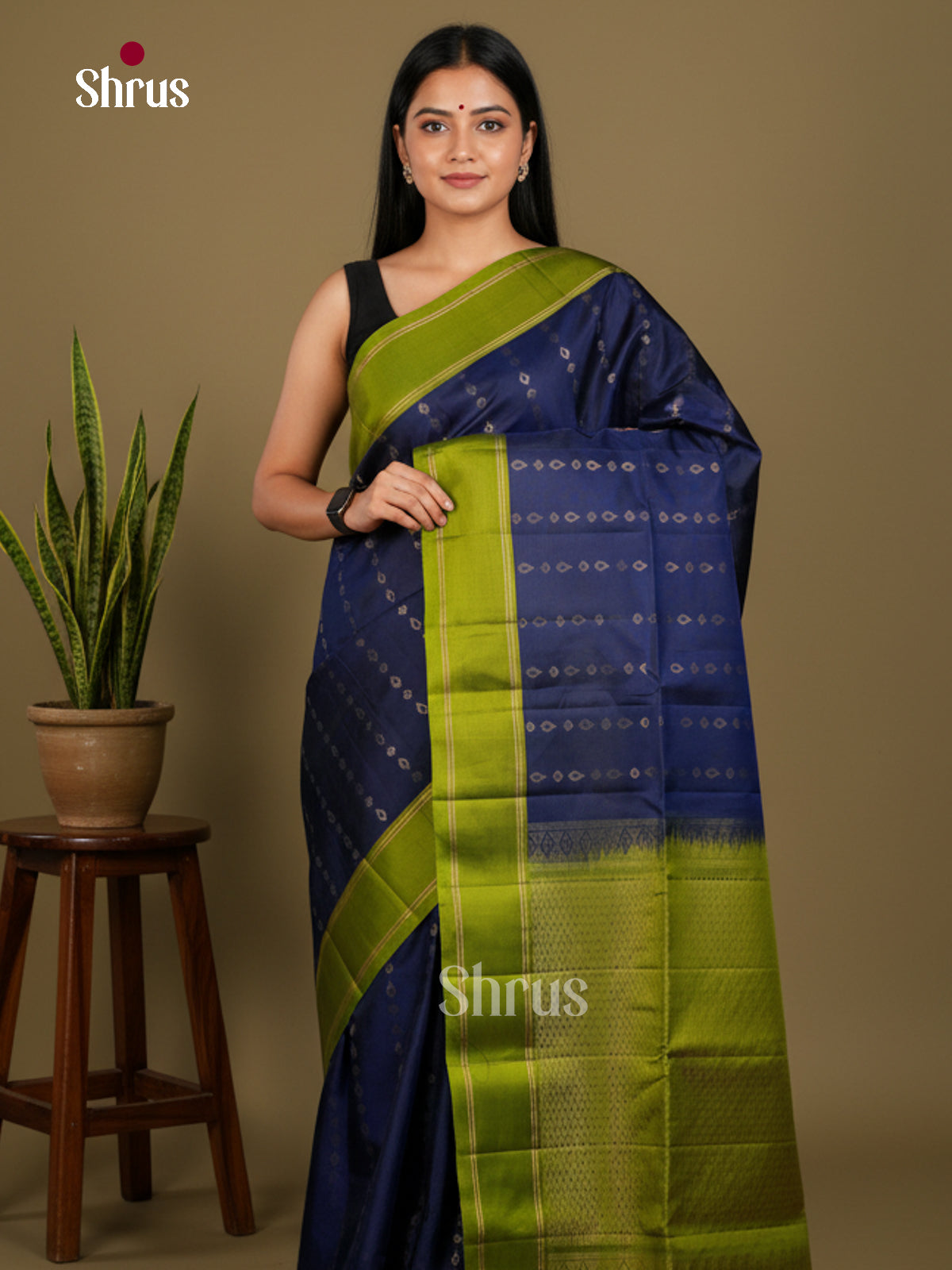 Softsilk-halfpure Saree - EDS04307 - Shop on Shrus.com