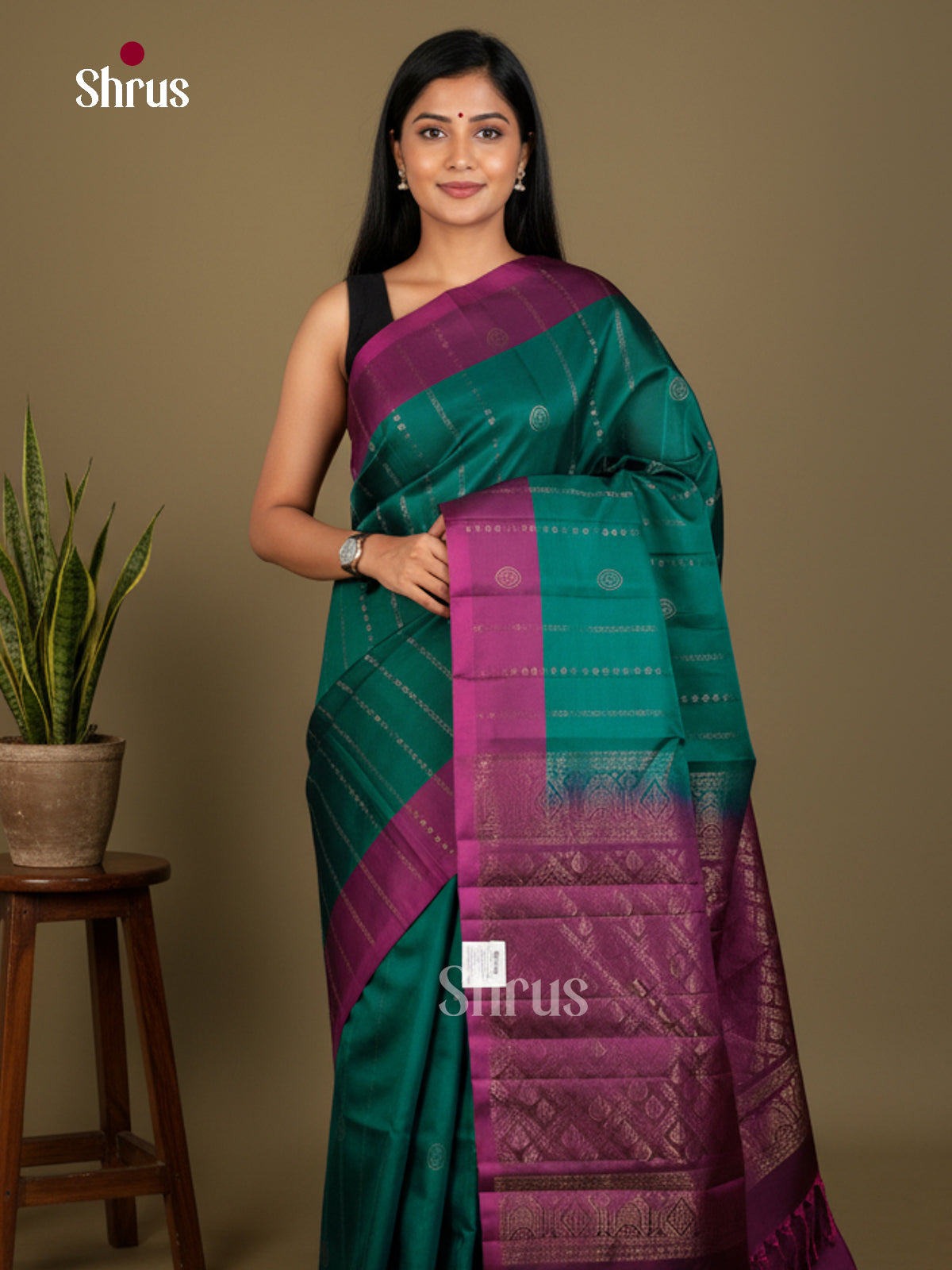Softsilk-halfpure Saree - EDS04310 - Shop on Shrus.com