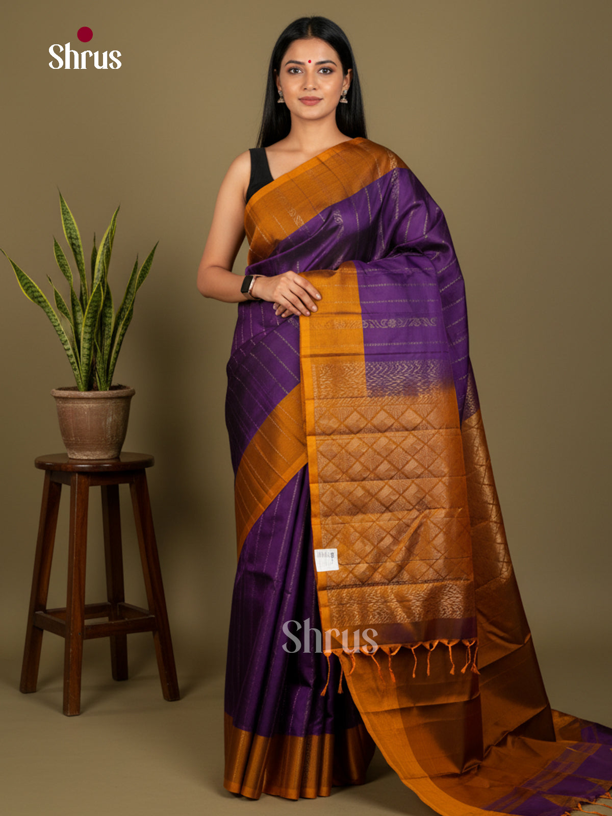 Softsilk-halfpure Saree - EDS04315 - Shop on Shrus.com