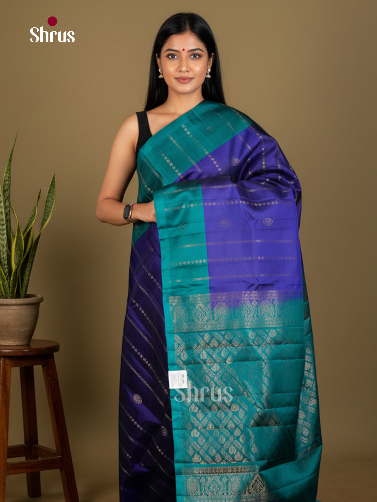 Softsilk-halfpure Saree - EDS04321 - Shop on Shrus.com