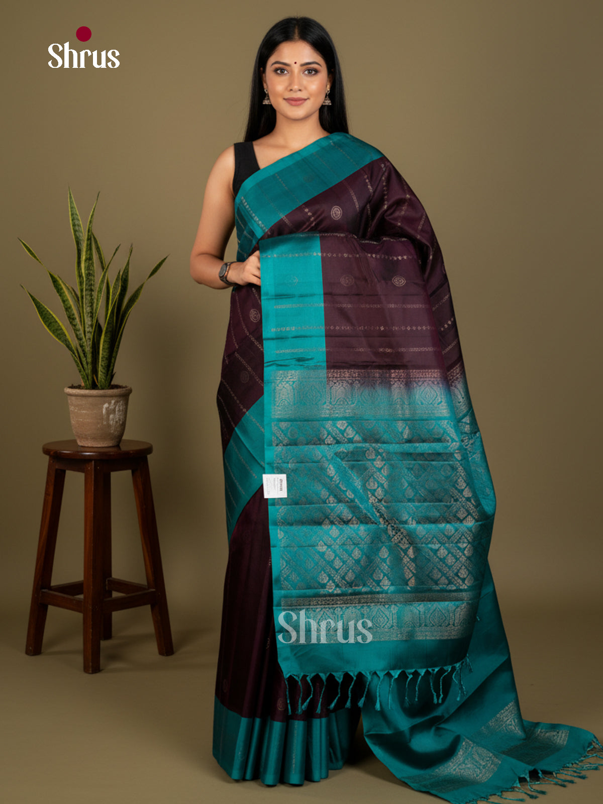Softsilk-halfpure Saree - EDS04323 - Shop on Shrus.com