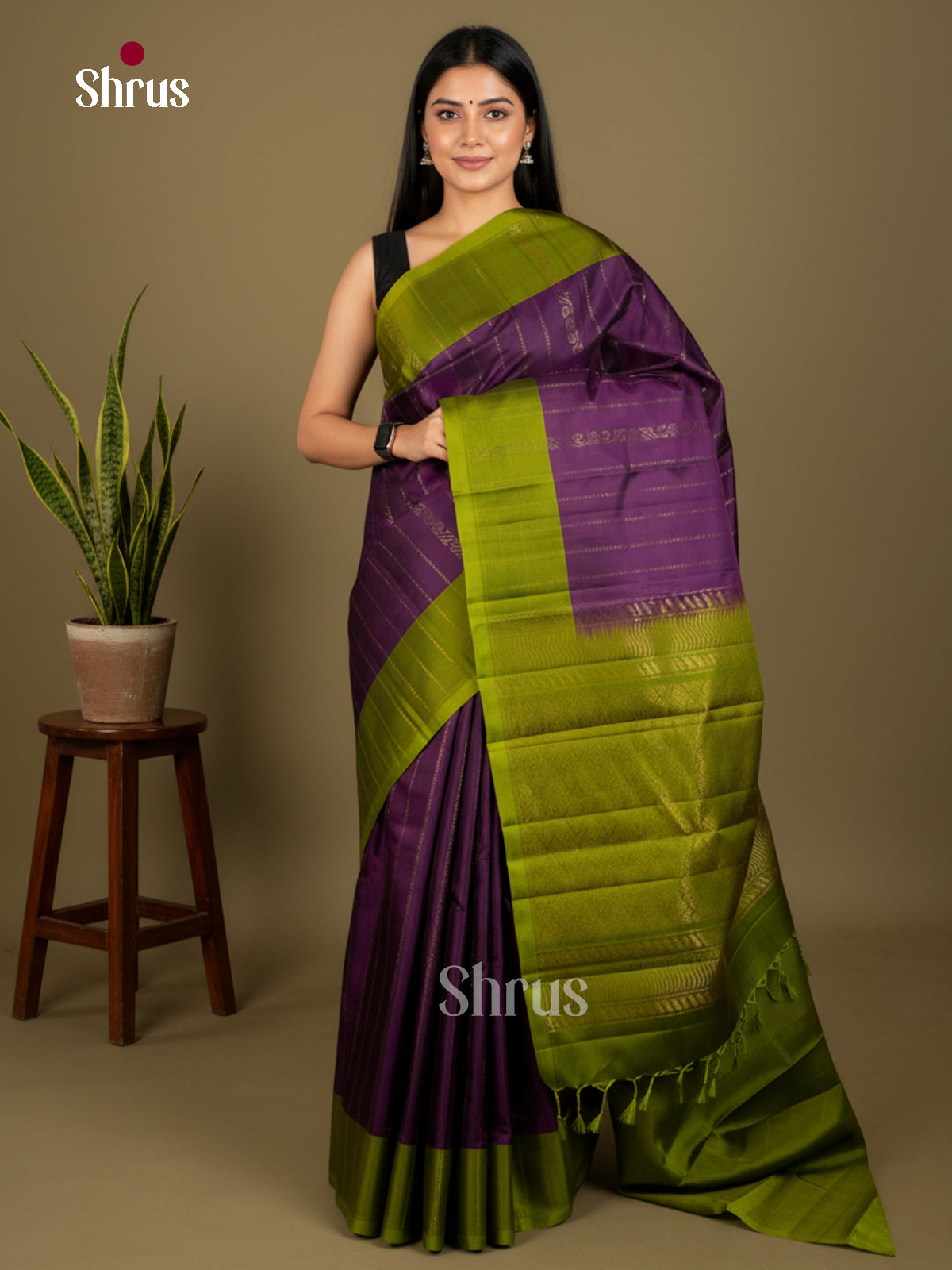 Softsilk-halfpure Saree - EDS04326 - Shop on Shrus.com