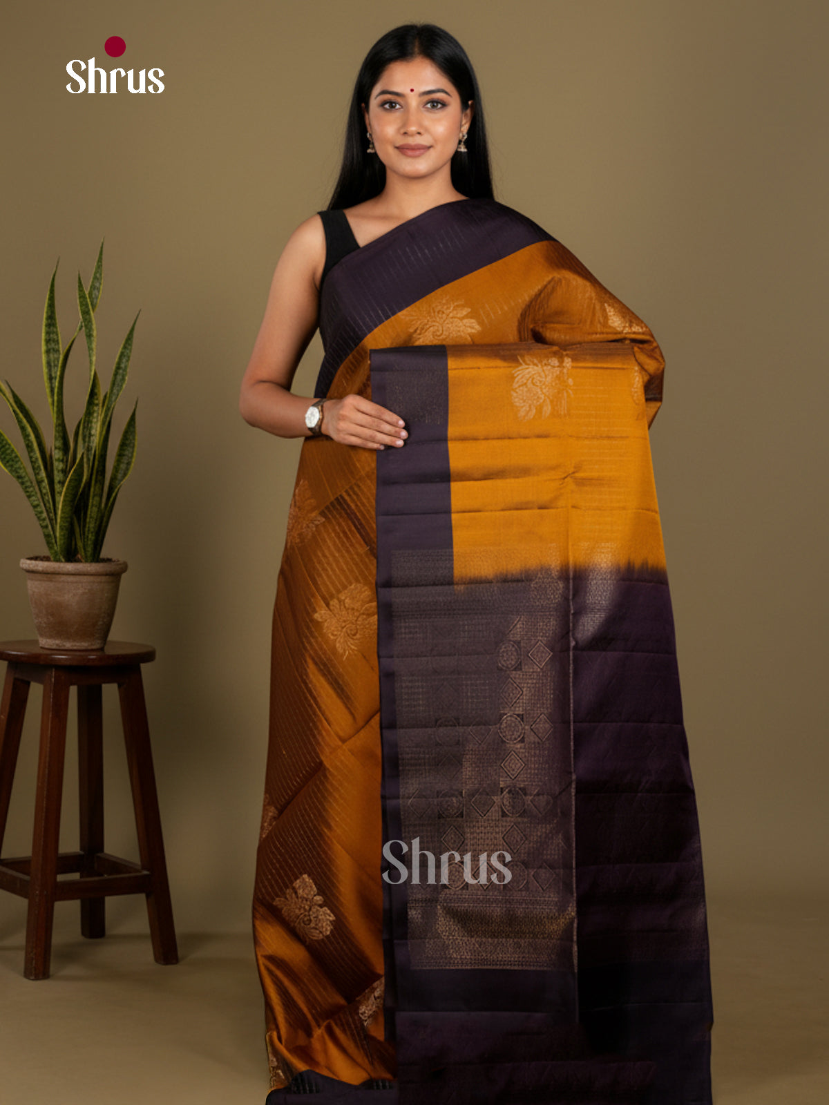 Softsilk-halfpure Saree - EDS04332 - Shop on Shrus.com