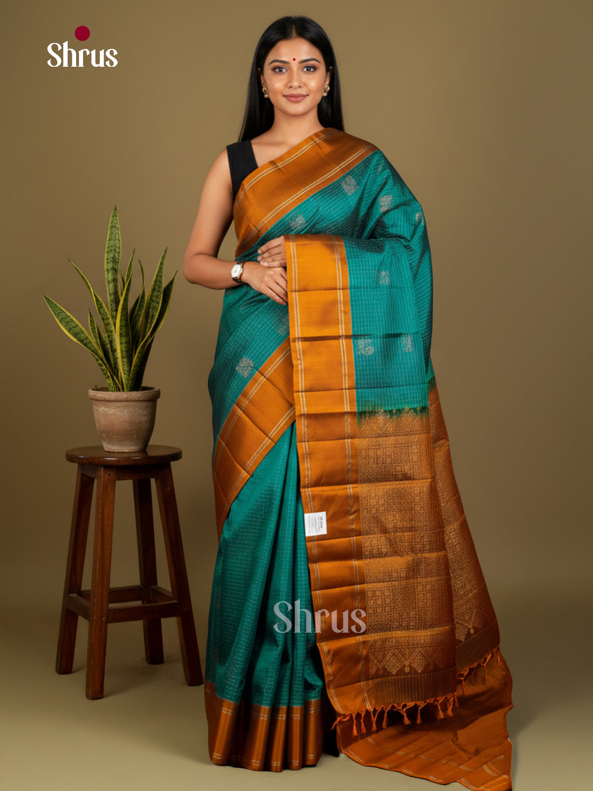 Softsilk-halfpure Saree - EDS04340 - Shop on Shrus.com