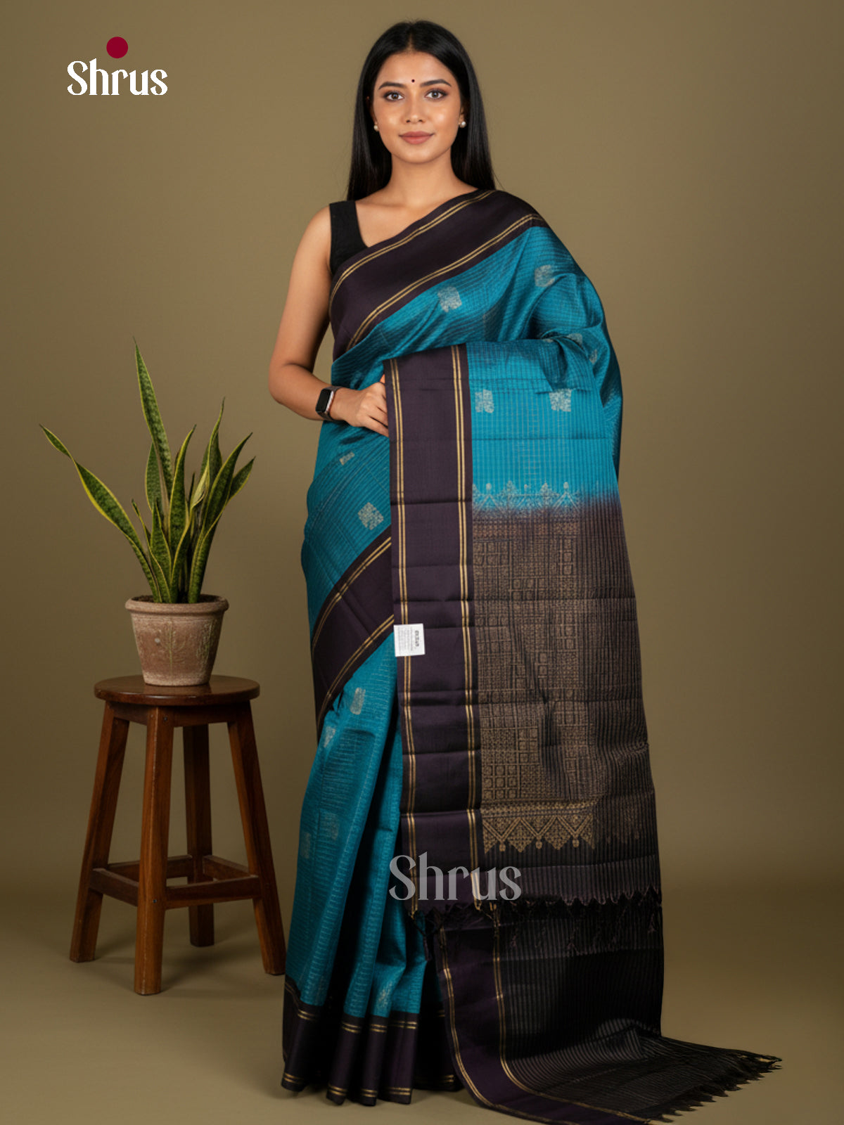 Softsilk-halfpure Saree - EDS04343 - Shop on Shrus.com