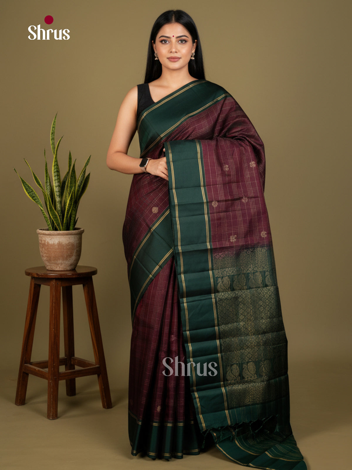Softsilk-halfpure Saree - EDS04346 - Shop on Shrus.com