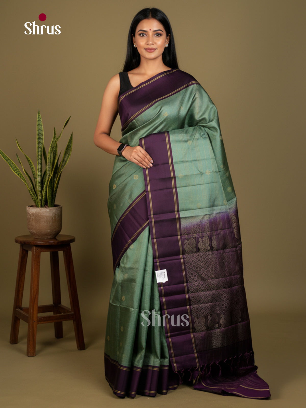 Softsilk-halfpure Saree - EDS04347 - Shop on Shrus.com