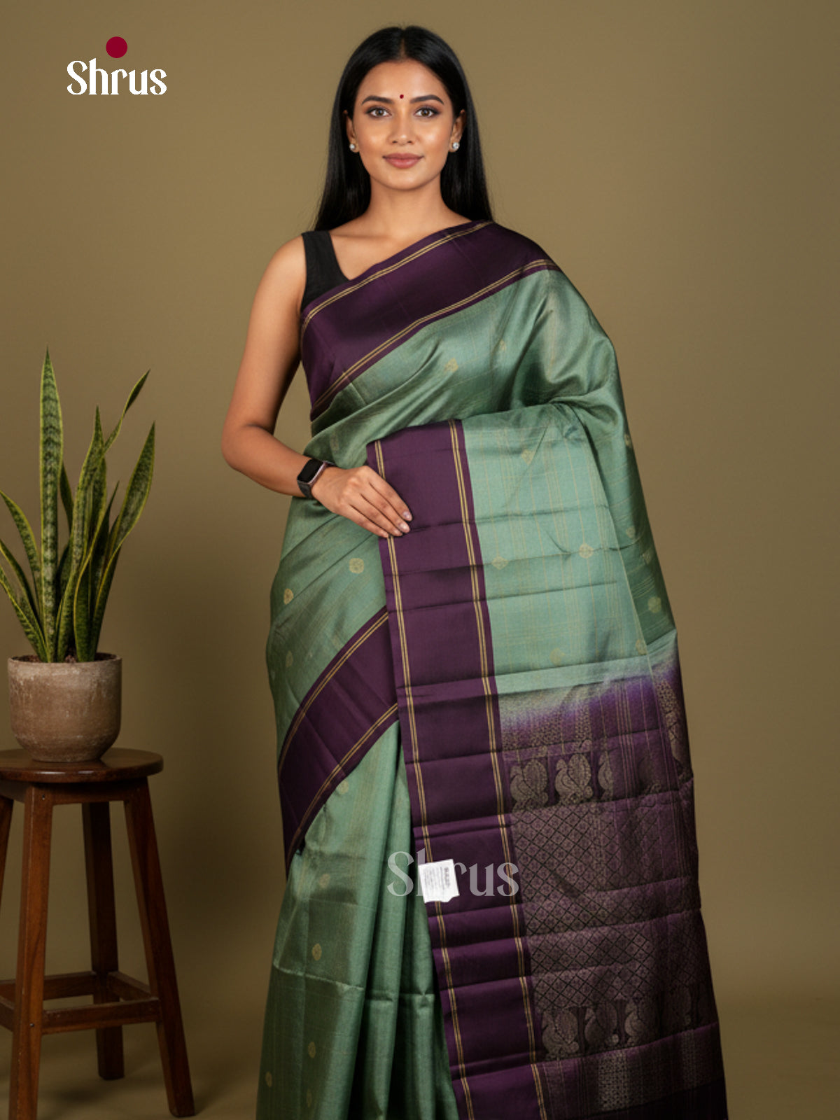 Softsilk-halfpure Saree - EDS04347 - Shop on Shrus.com