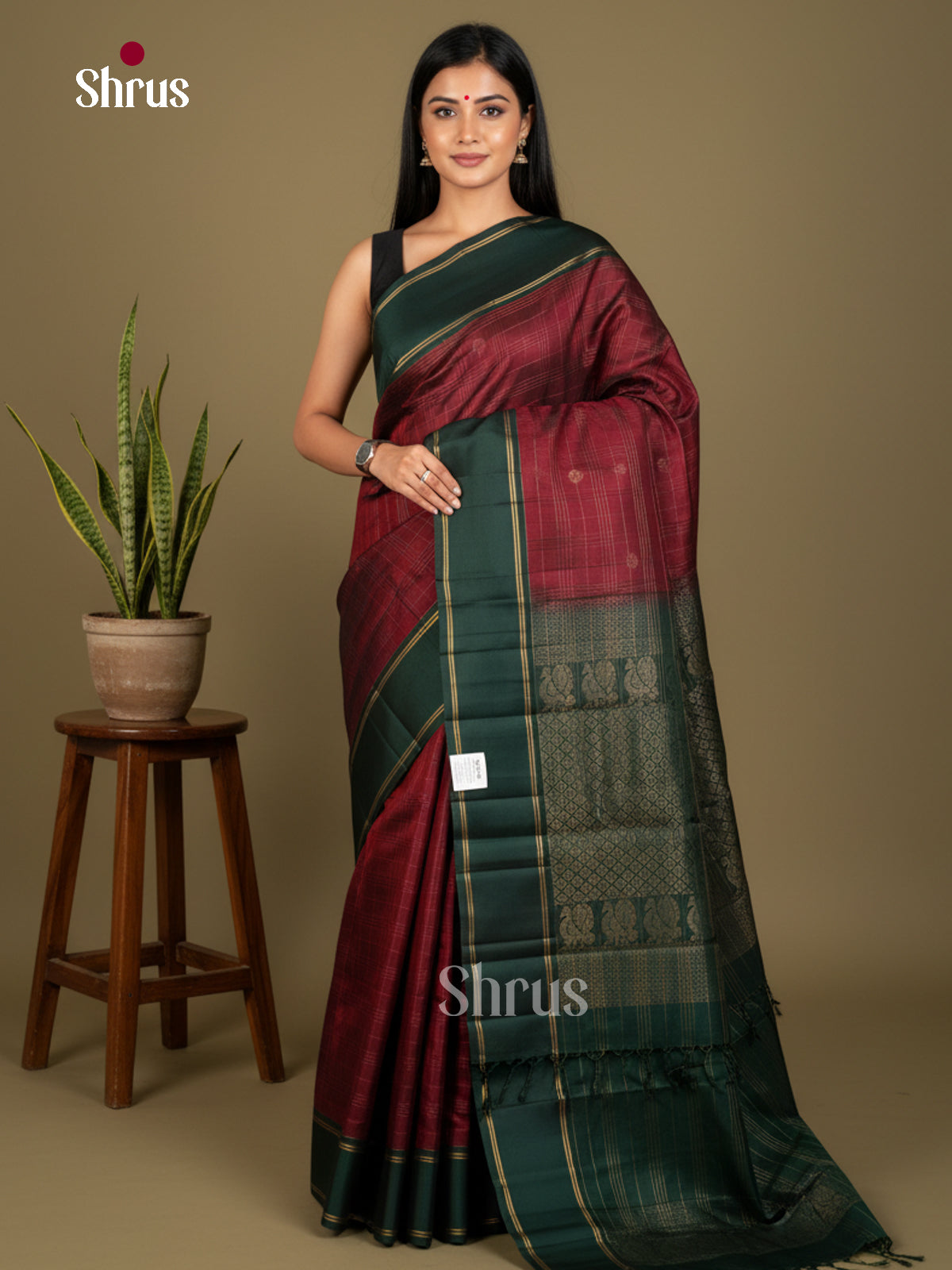 Softsilk-halfpure Saree - EDS04348 - Shop on Shrus.com