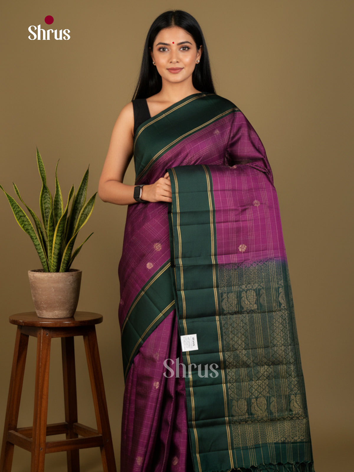 Softsilk-halfpure Saree - EDS04349 - Shop on Shrus.com