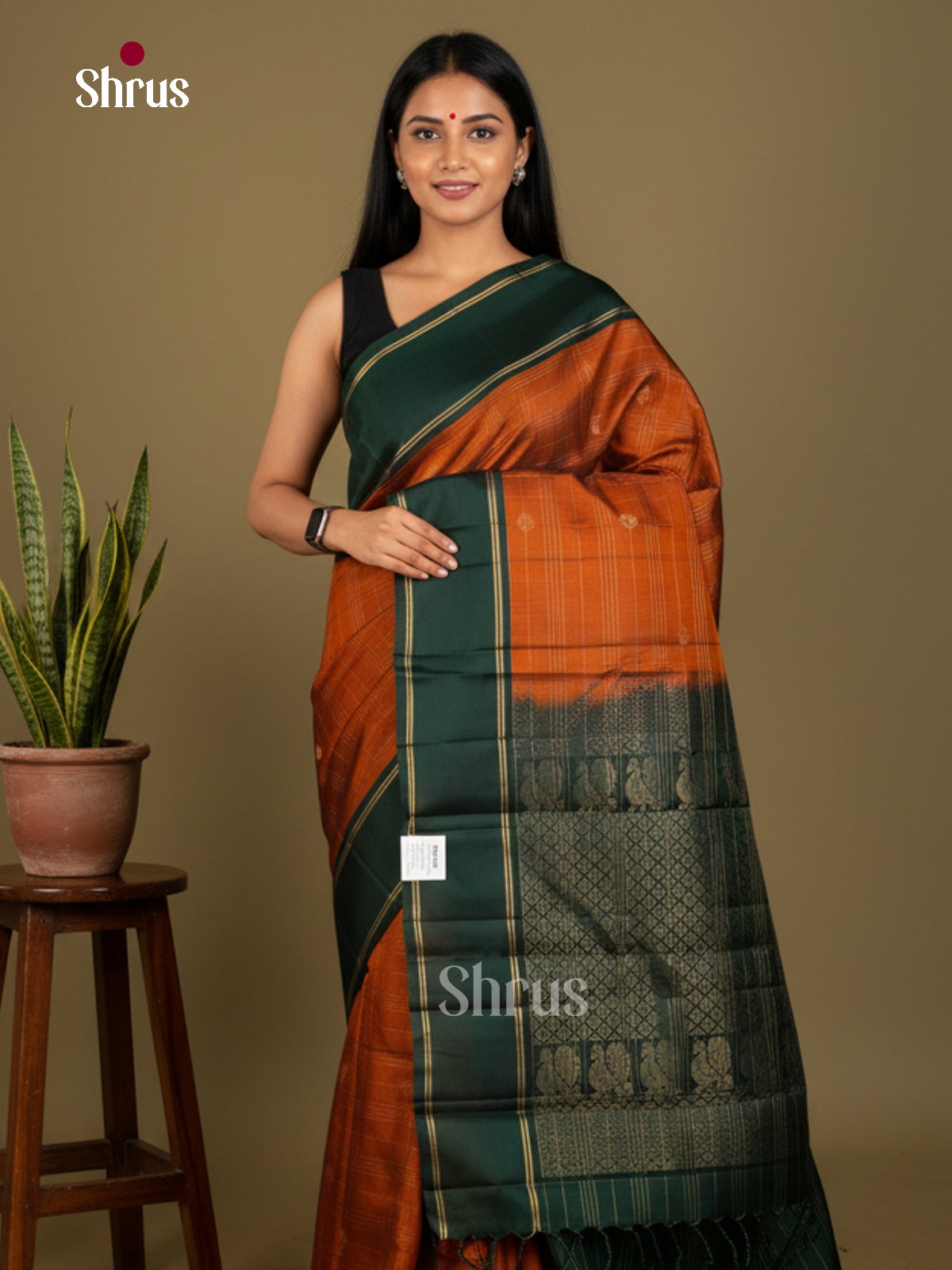 Softsilk-halfpure Saree - EDS04350 - Shop on Shrus.com