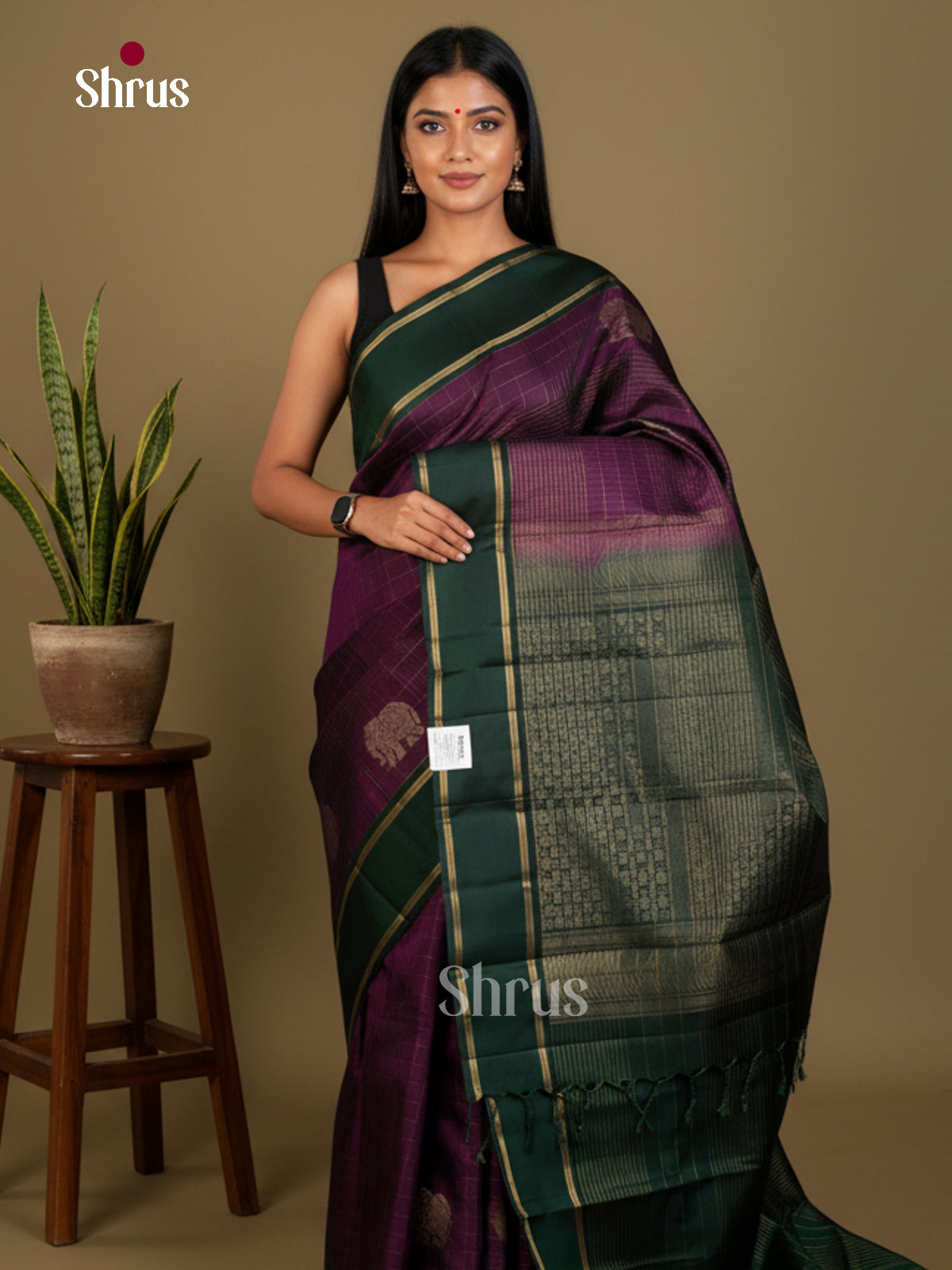Softsilk-halfpure Saree - EDS04357 - Shop on Shrus.com