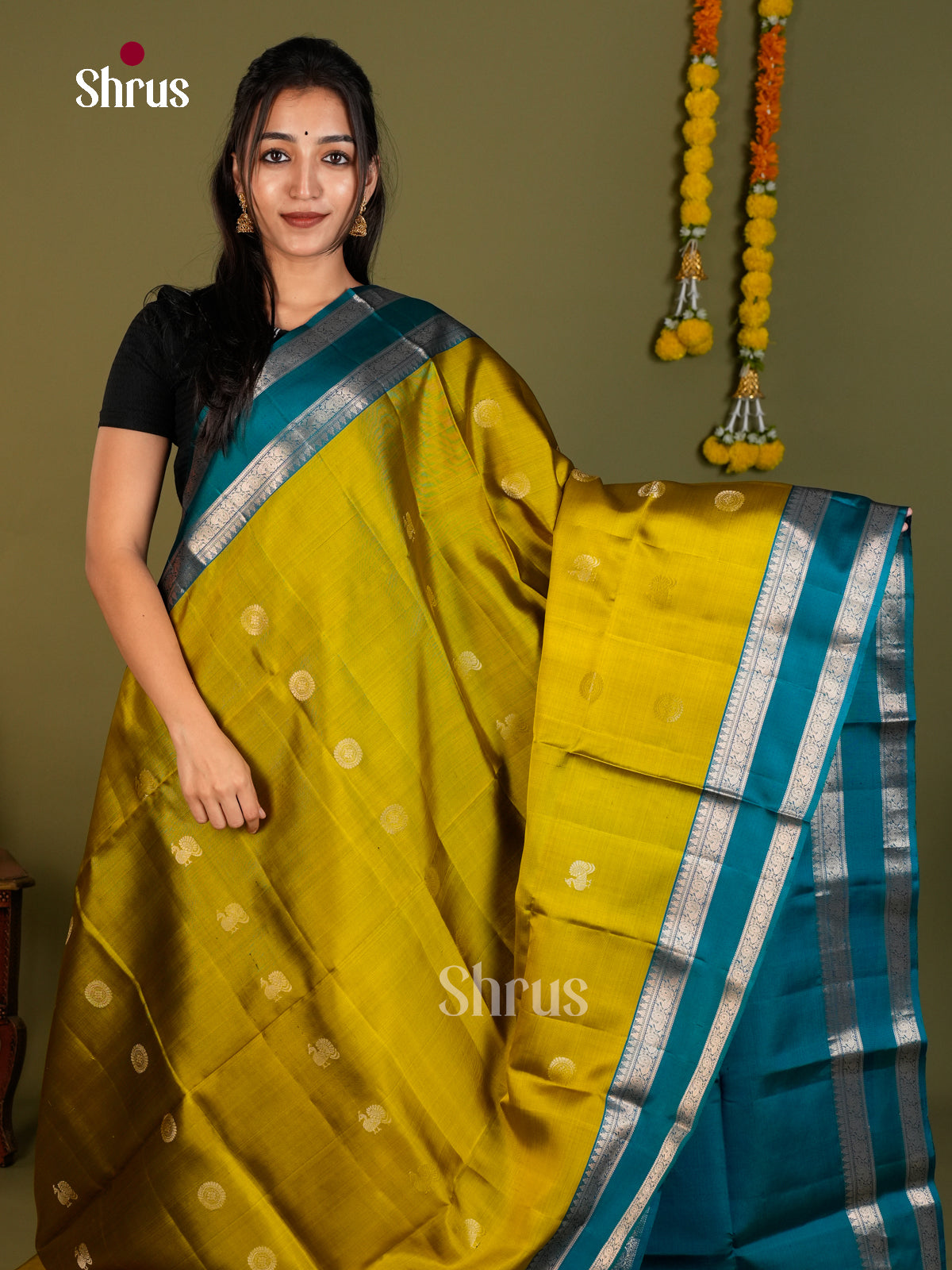 Soft Silk Saree - EDS04367 - Shop on Shrus.com