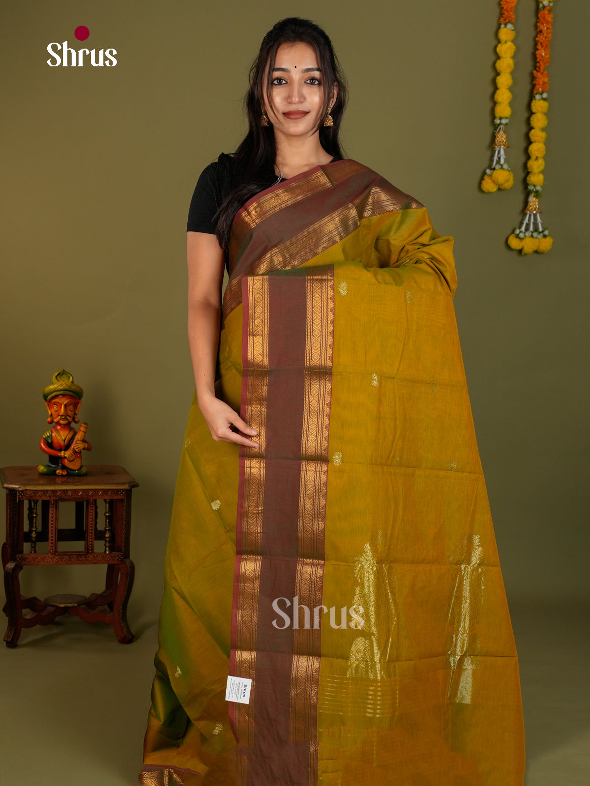 Chettinad Cotton Saree - EDS06026 - Shop on Shrus.com