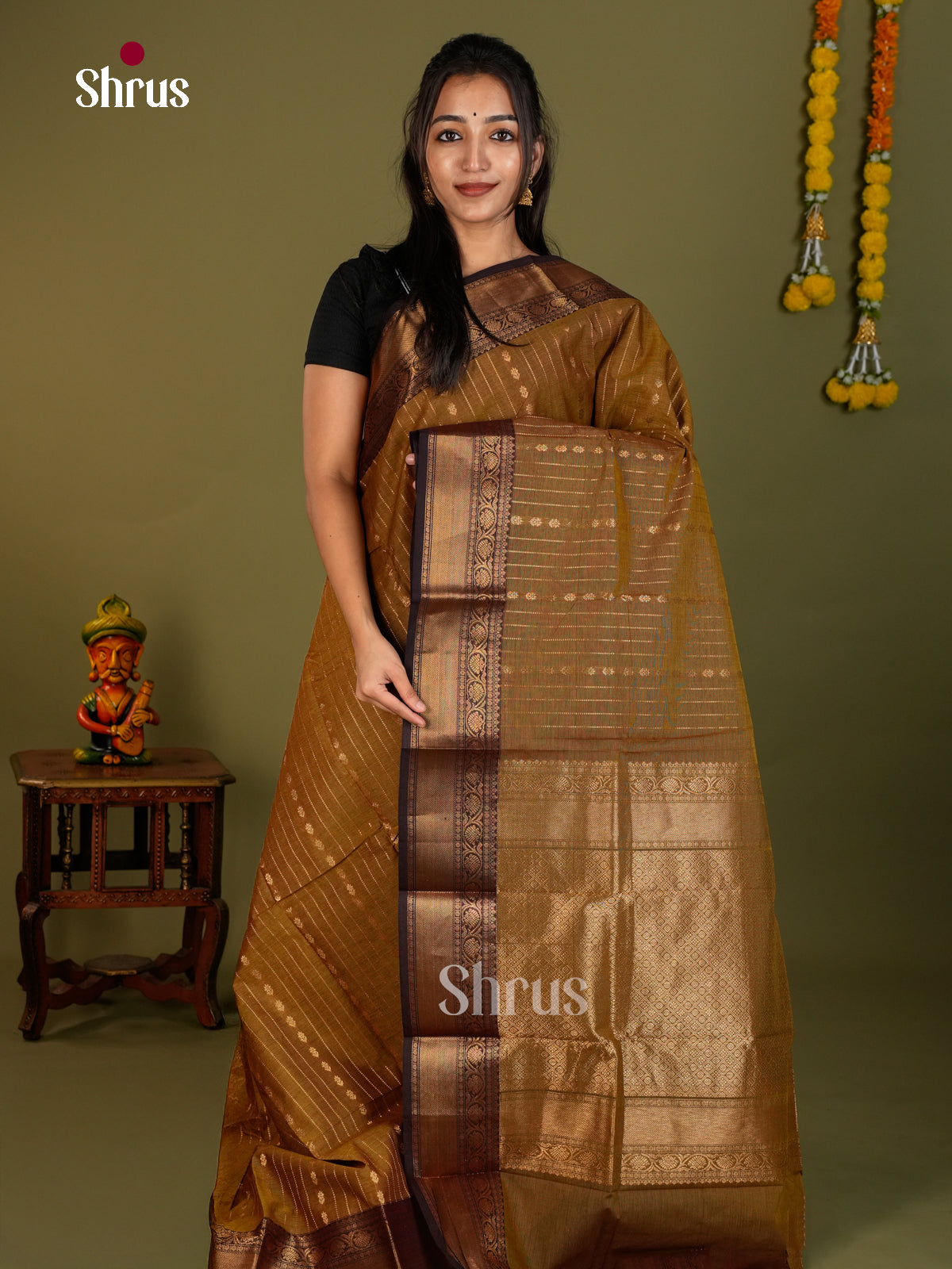 Chettinad Cotton Saree - EDS06048 - Shop on Shrus.com