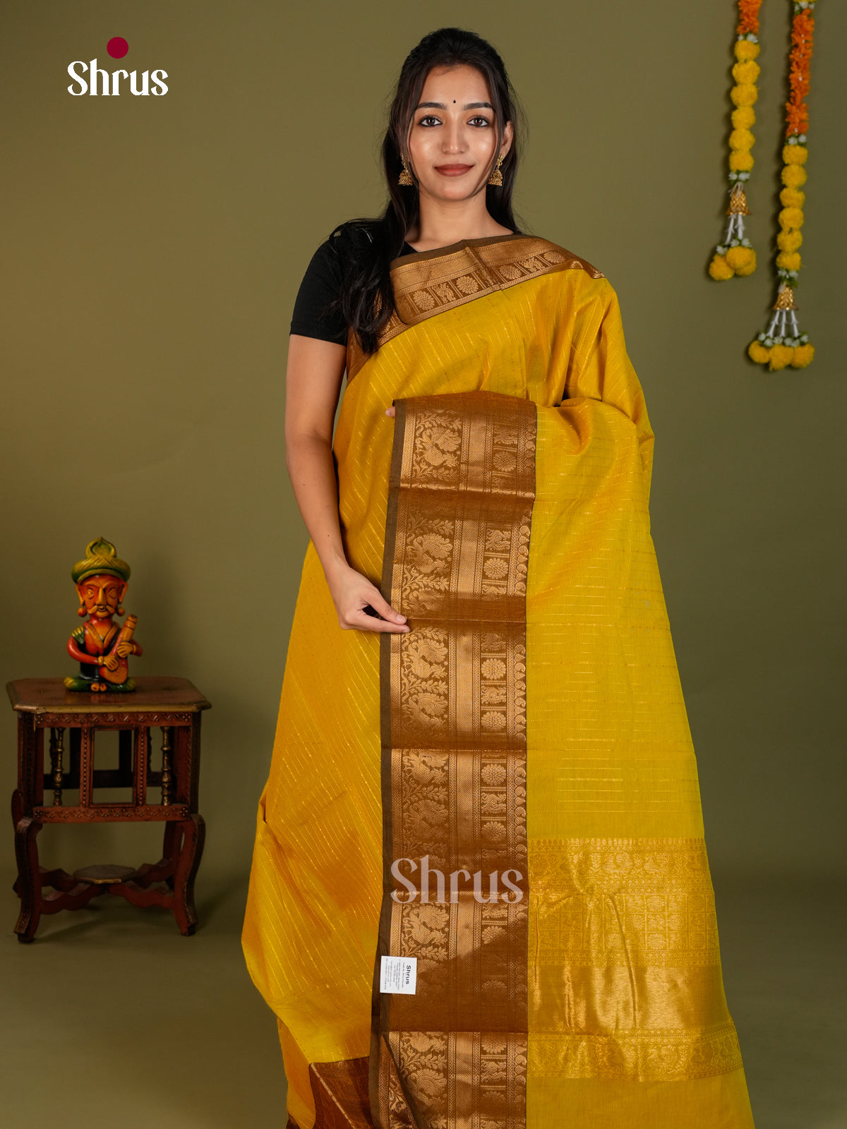 Chettinad Cotton Saree - EDS06059 - Shop on Shrus.com