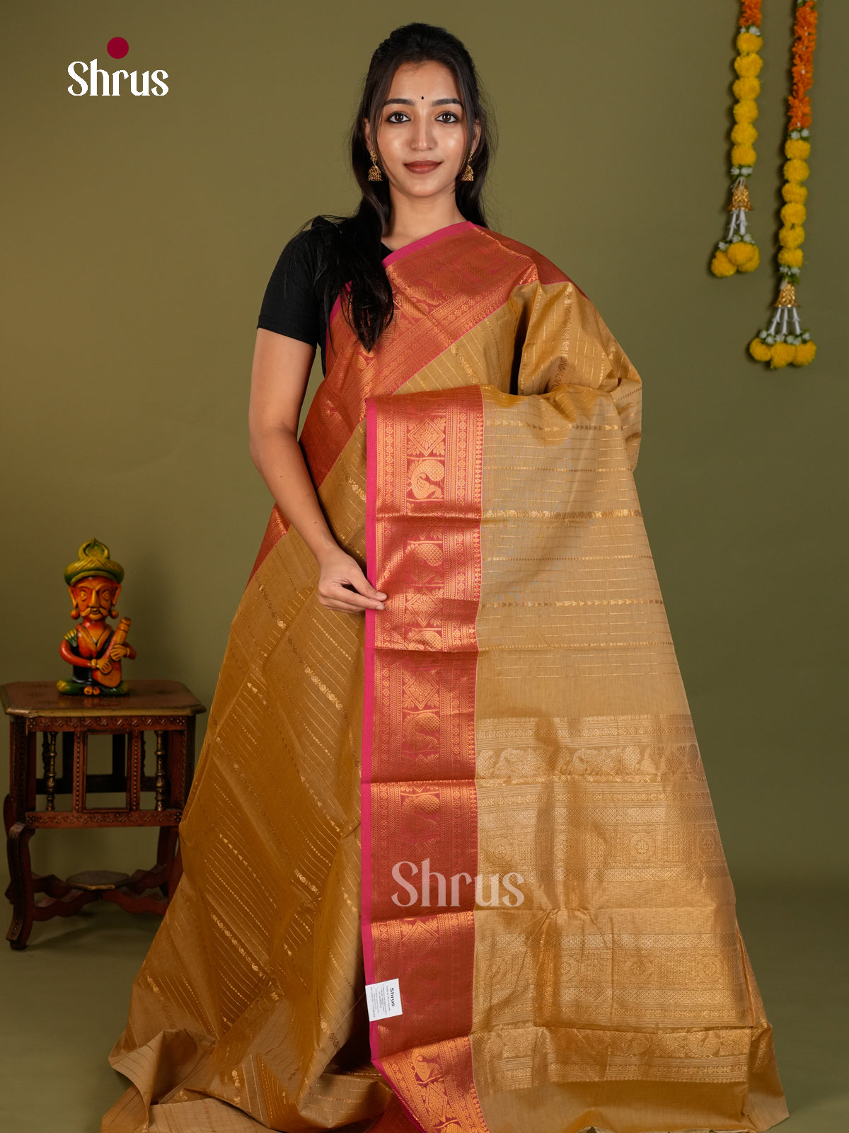 Chettinad Cotton Saree - EDS06060 - Shop on Shrus.com