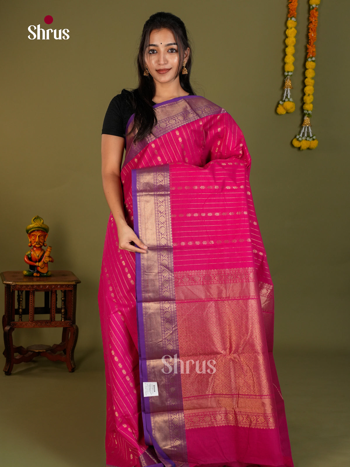 Chettinad Cotton Saree - EDS06072 - Shop on Shrus.com