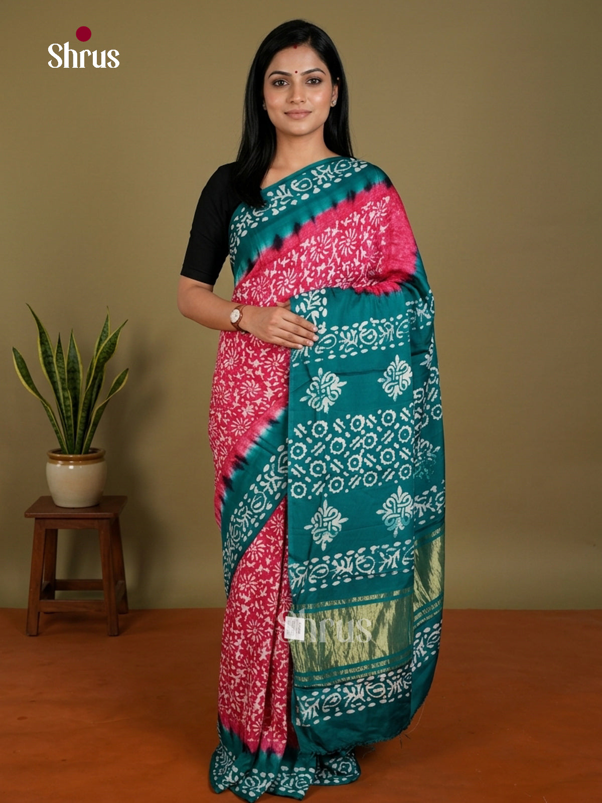 Modal Silk Saree - EDS06105 - Shop on Shrus.com