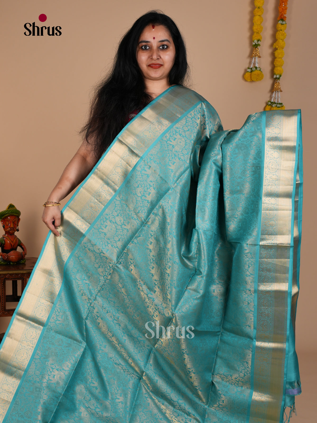 Soft Silk Saree - EDS07001 - Shop on Shrus.com
