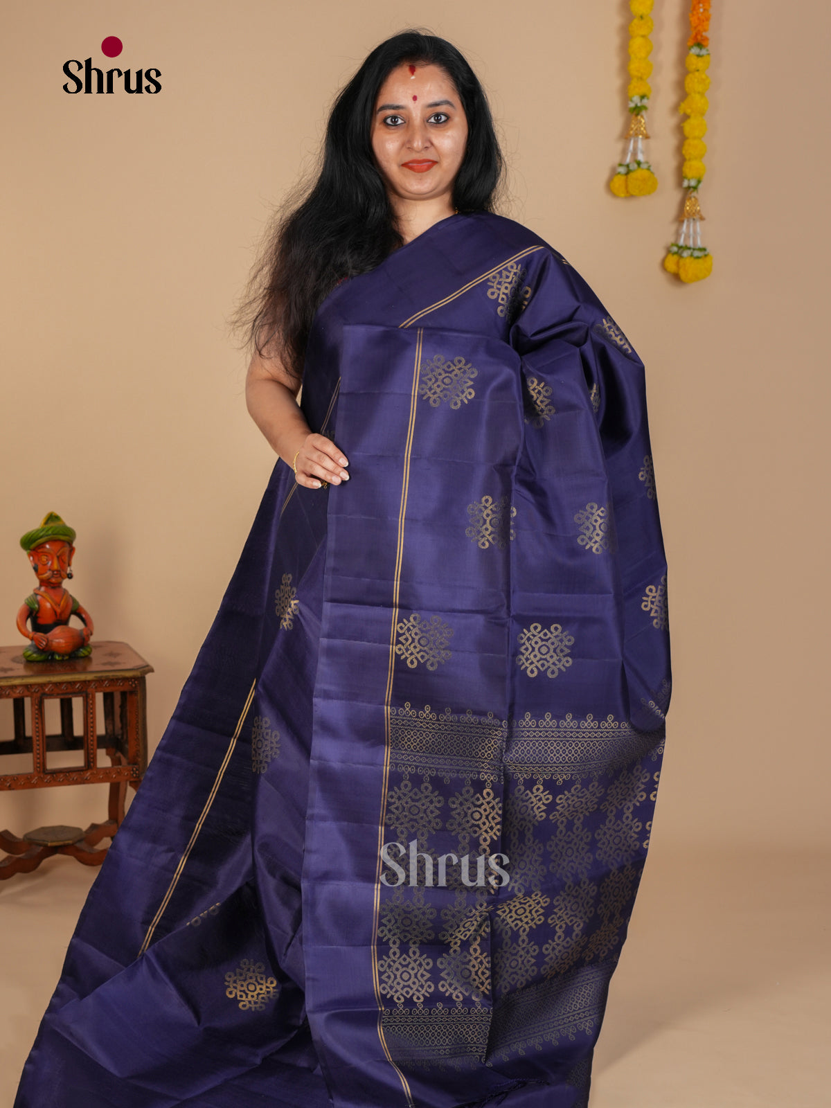 Soft Silk Saree - EDS07008 - Shop on Shrus.com