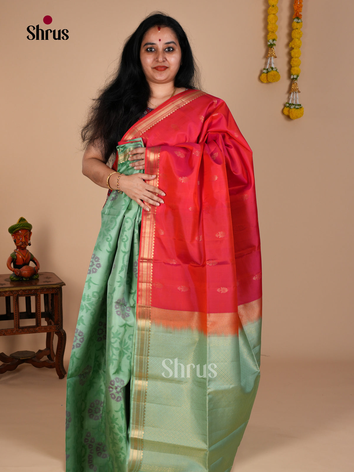 Soft Silk Saree - EDS07010 - Shop on Shrus.com