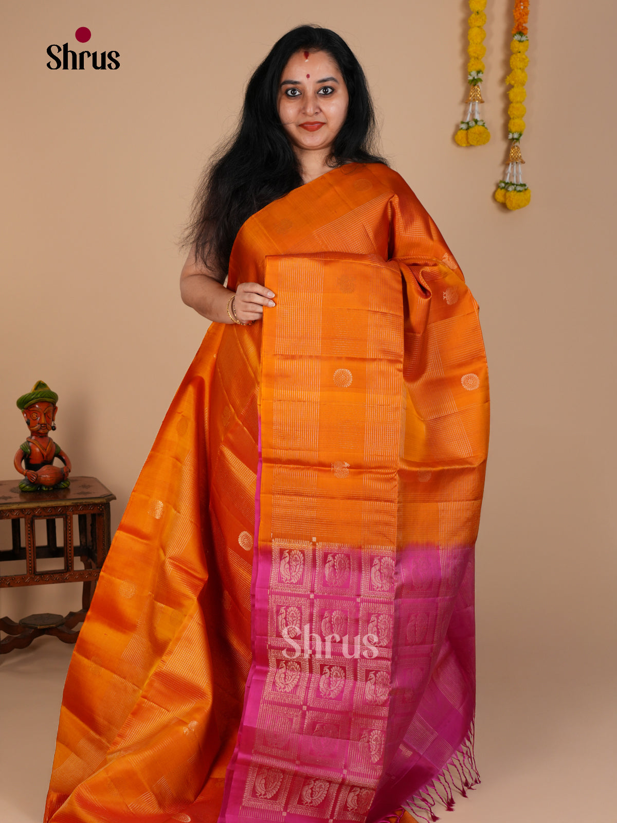 Soft Silk Saree - EDS08017 - Shop on Shrus.com