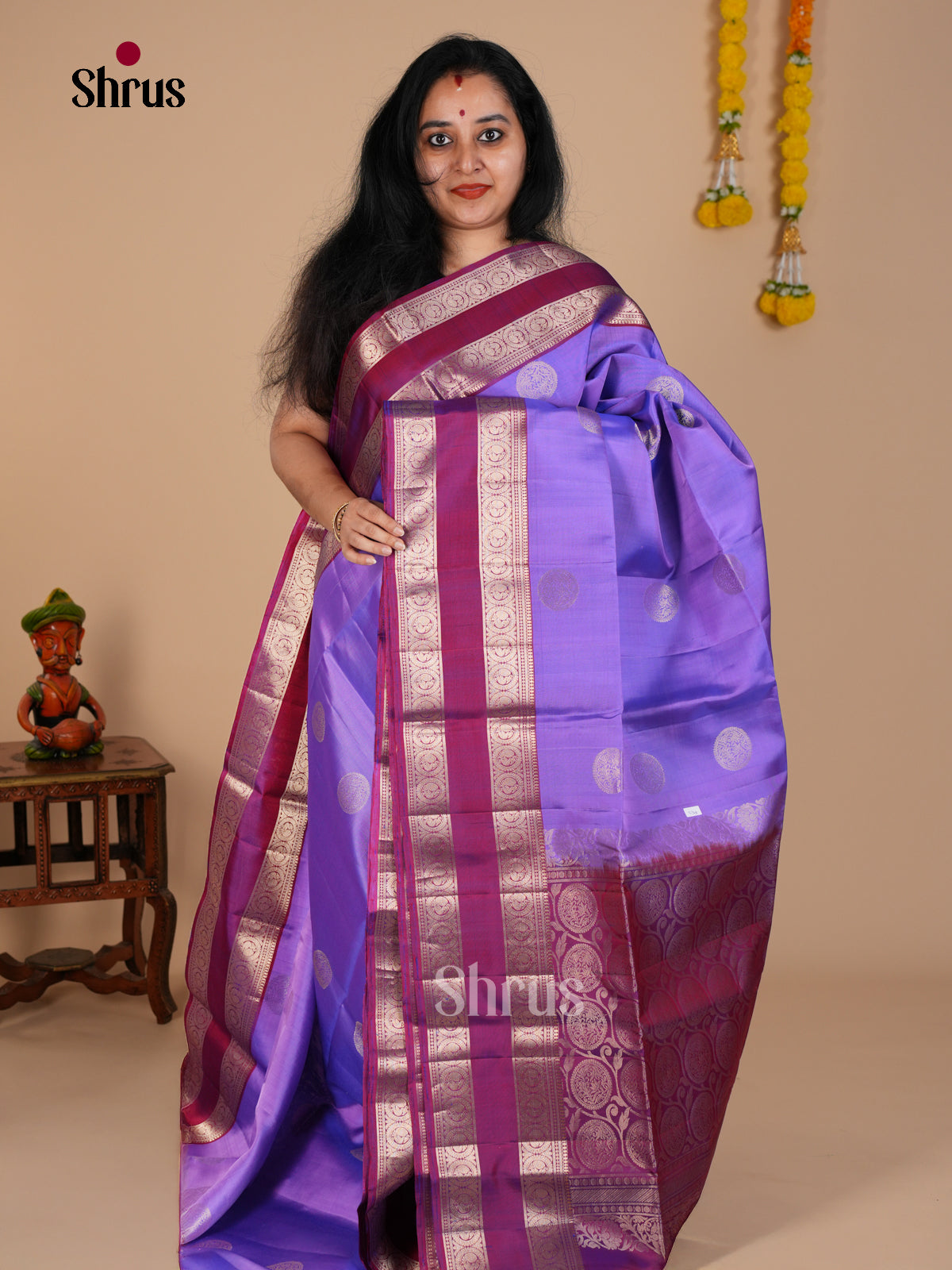 Soft Silk Saree - EDS08022 - Shop on Shrus.com