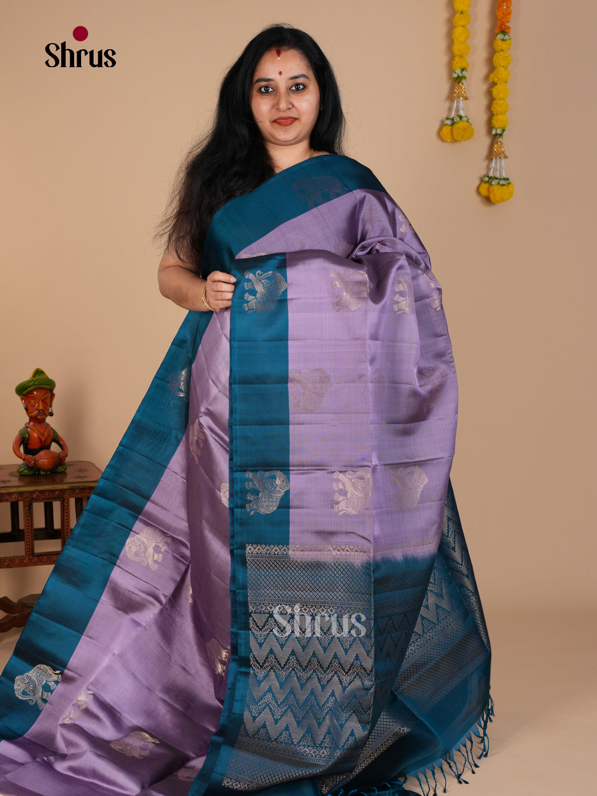 Soft Silk Saree - EDS08024 - Shop on Shrus.com