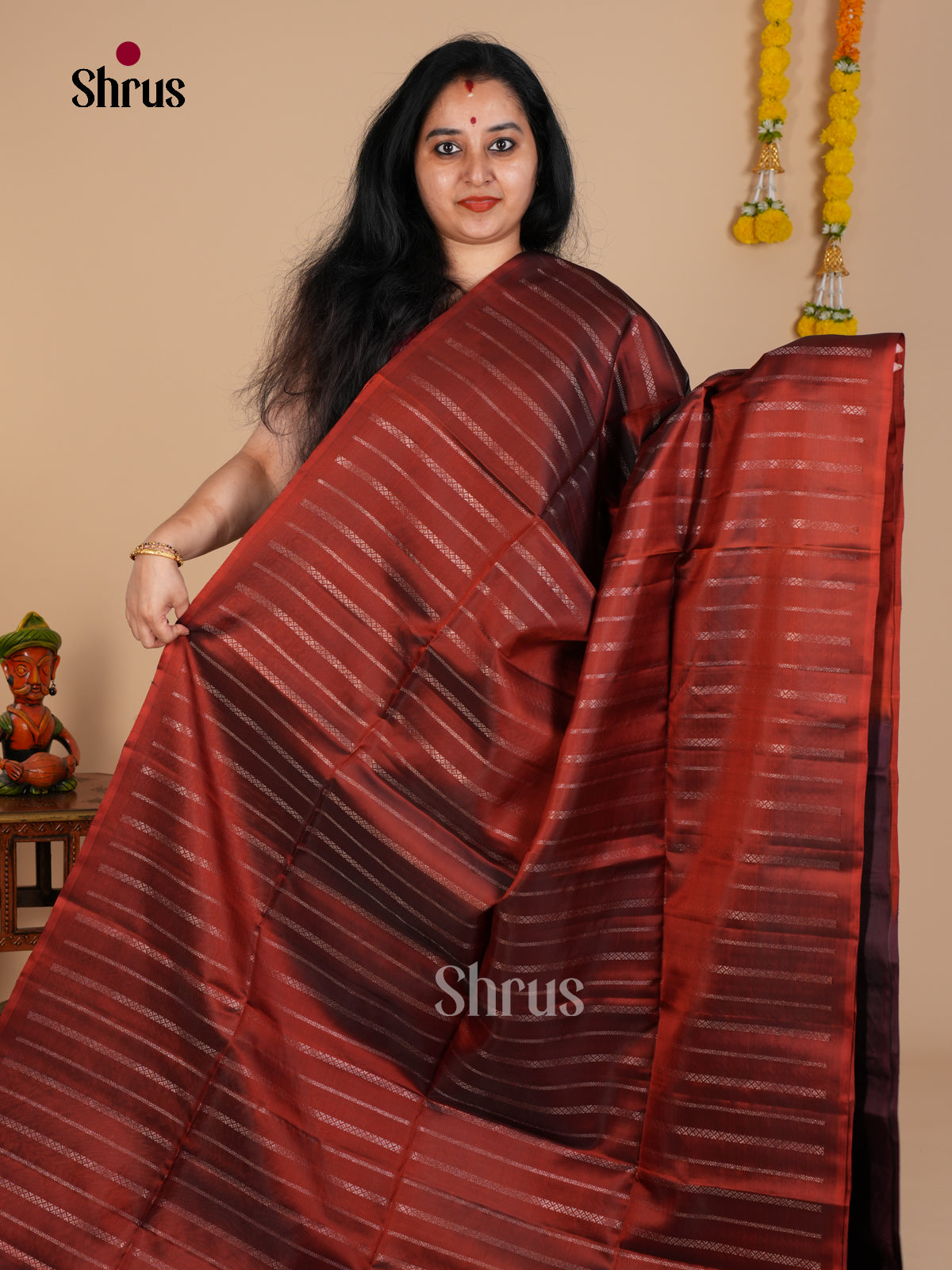Softsilk-halfpure Saree - EDS08028 - Shop on Shrus.com