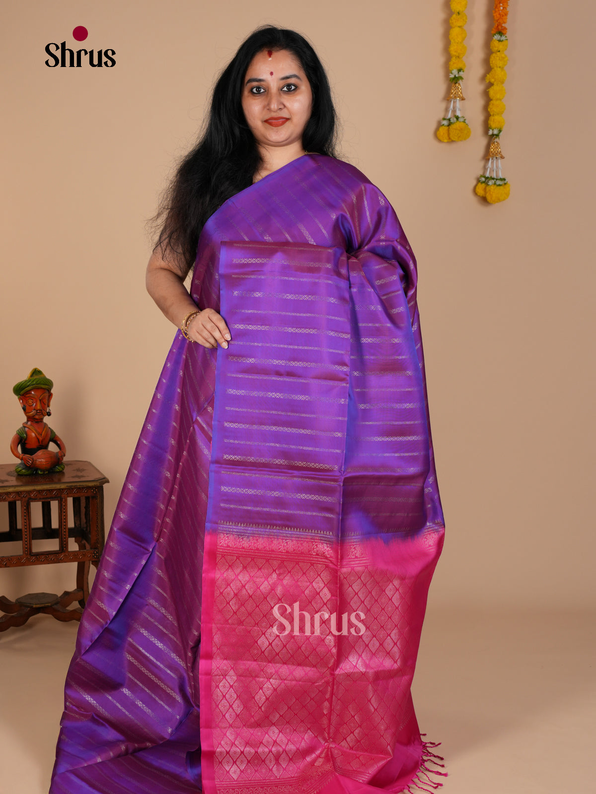 Softsilk-halfpure Saree - EDS08029 - Shop on Shrus.com
