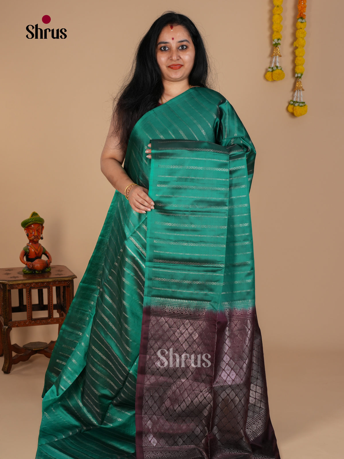 Softsilk-halfpure Saree - EDS08030 - Shop on Shrus.com