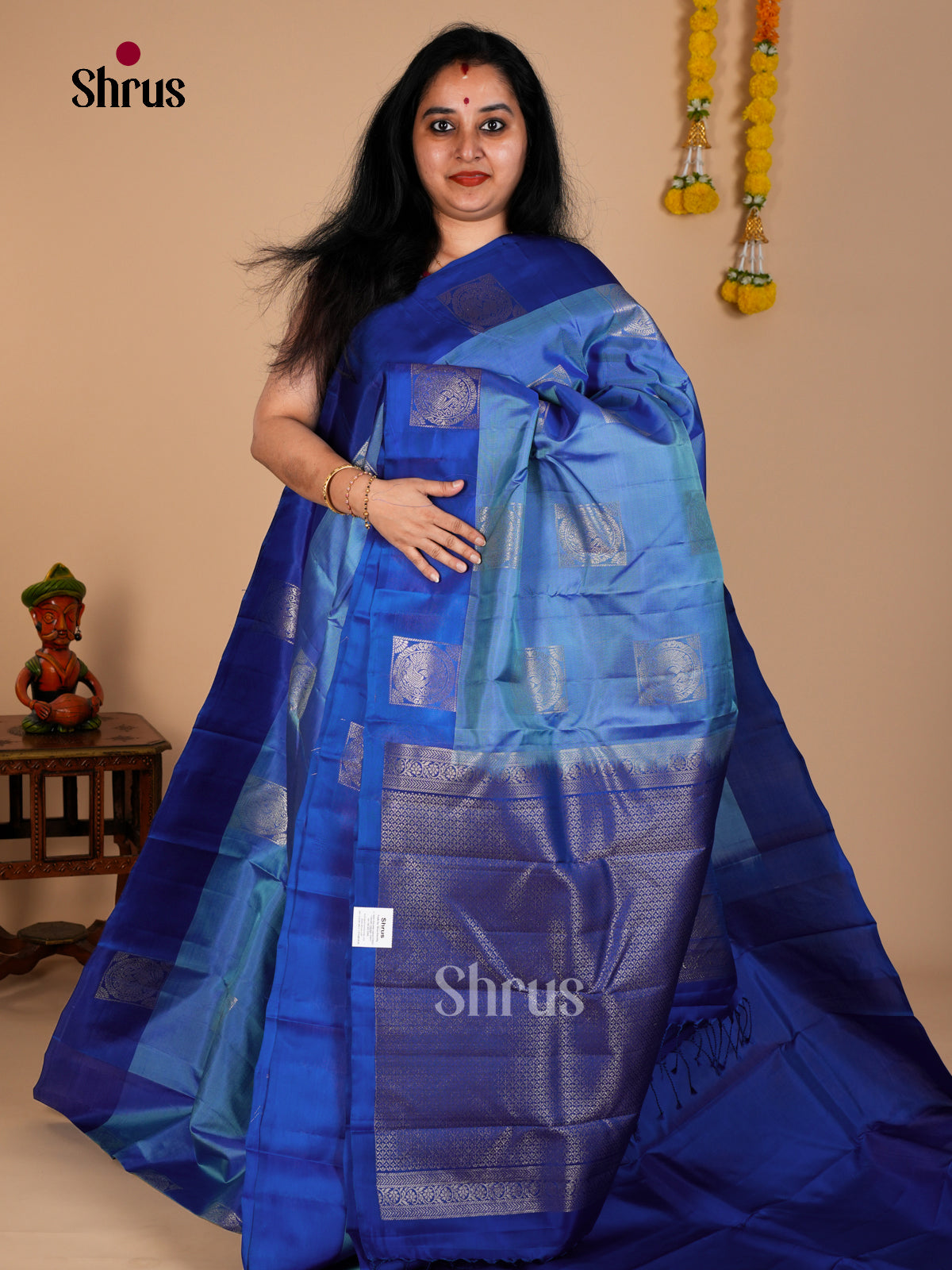 Softsilk-halfpure Saree - EDS08032 - Shop on Shrus.com