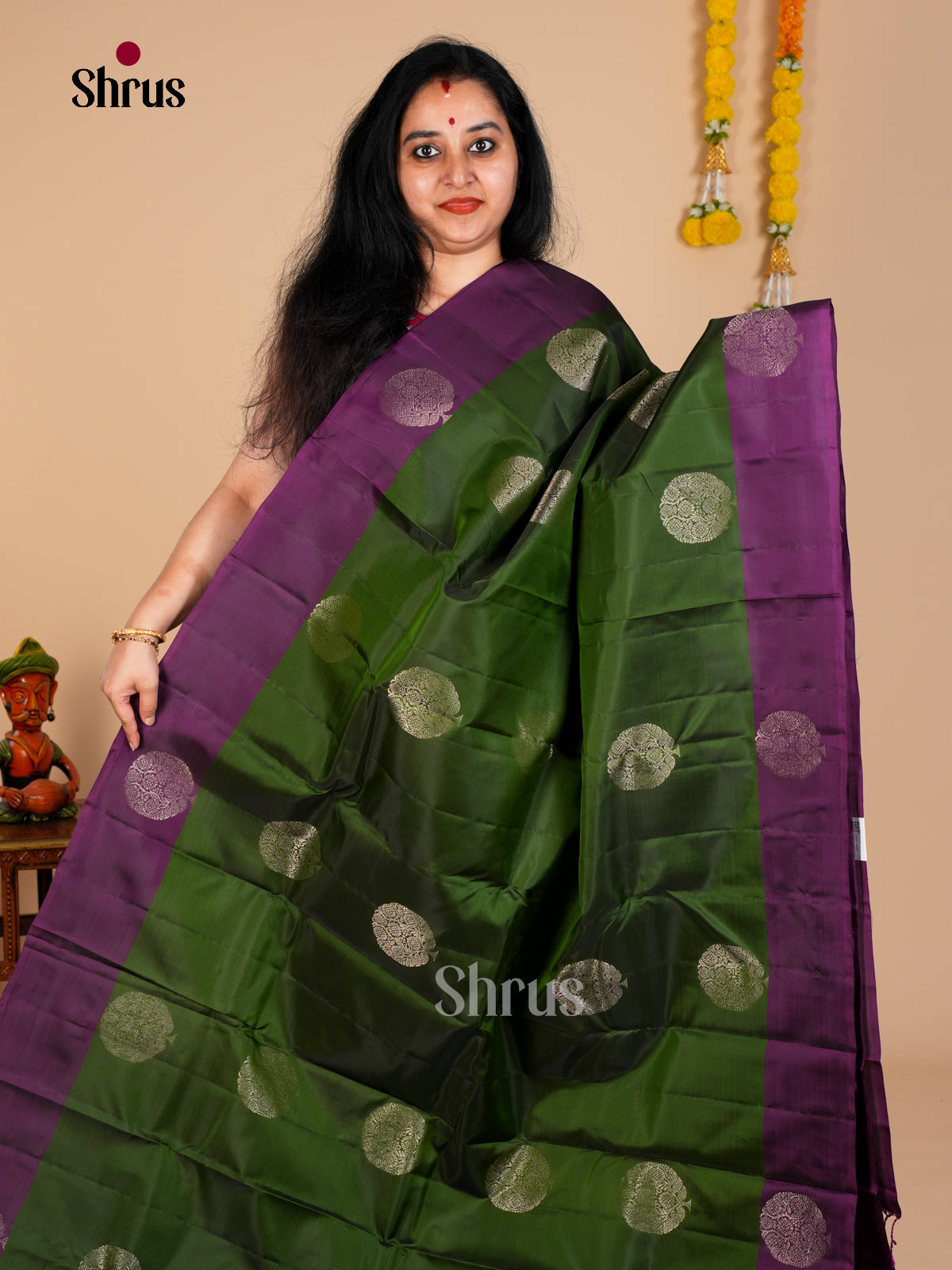 Softsilk-halfpure Saree - EDS08033 - Shop on Shrus.com