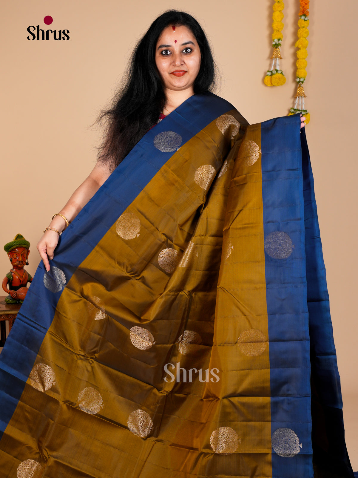 Softsilk-halfpure Saree - EDS08034 - Shop on Shrus.com