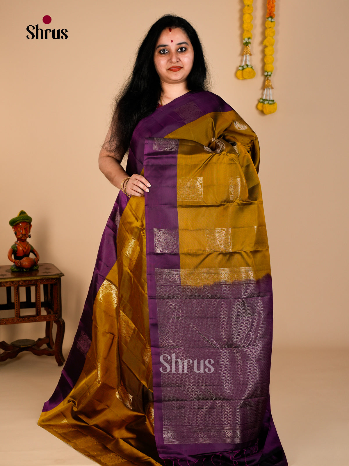 Softsilk-halfpure Saree - EDS08036 - Shop on Shrus.com