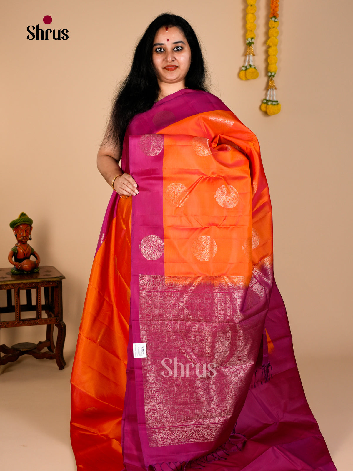 Softsilk-halfpure Saree - EDS08037 - Shop on Shrus.com