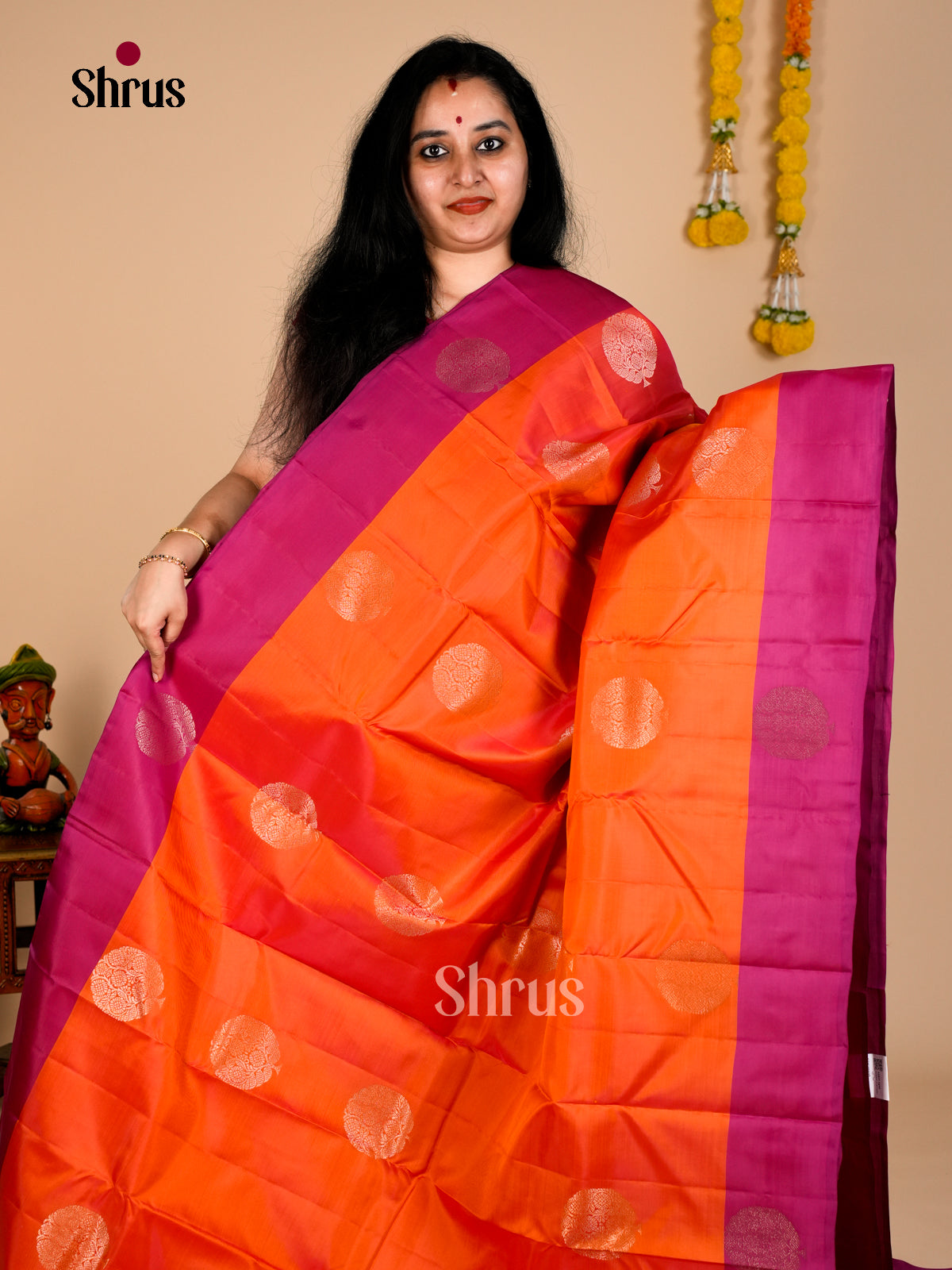 Softsilk-halfpure Saree - EDS08037 - Shop on Shrus.com