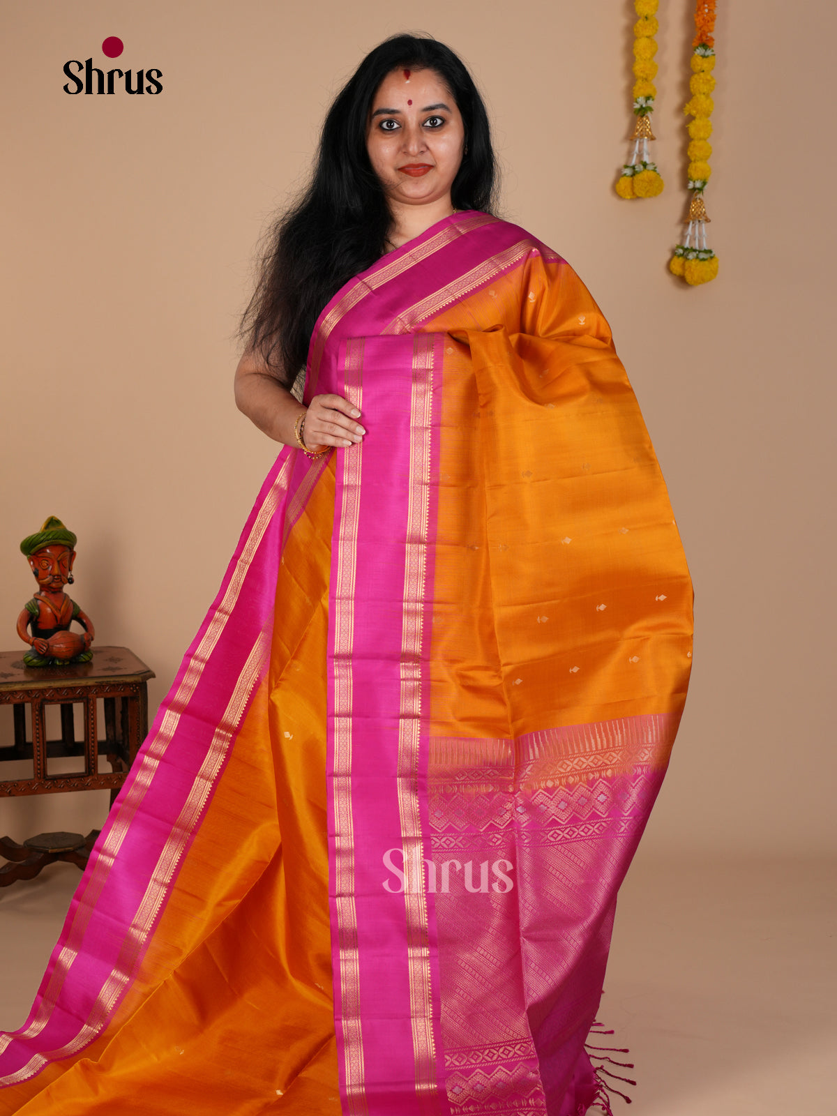 Soft Silk Saree - EDS08042 - Shop on Shrus.com