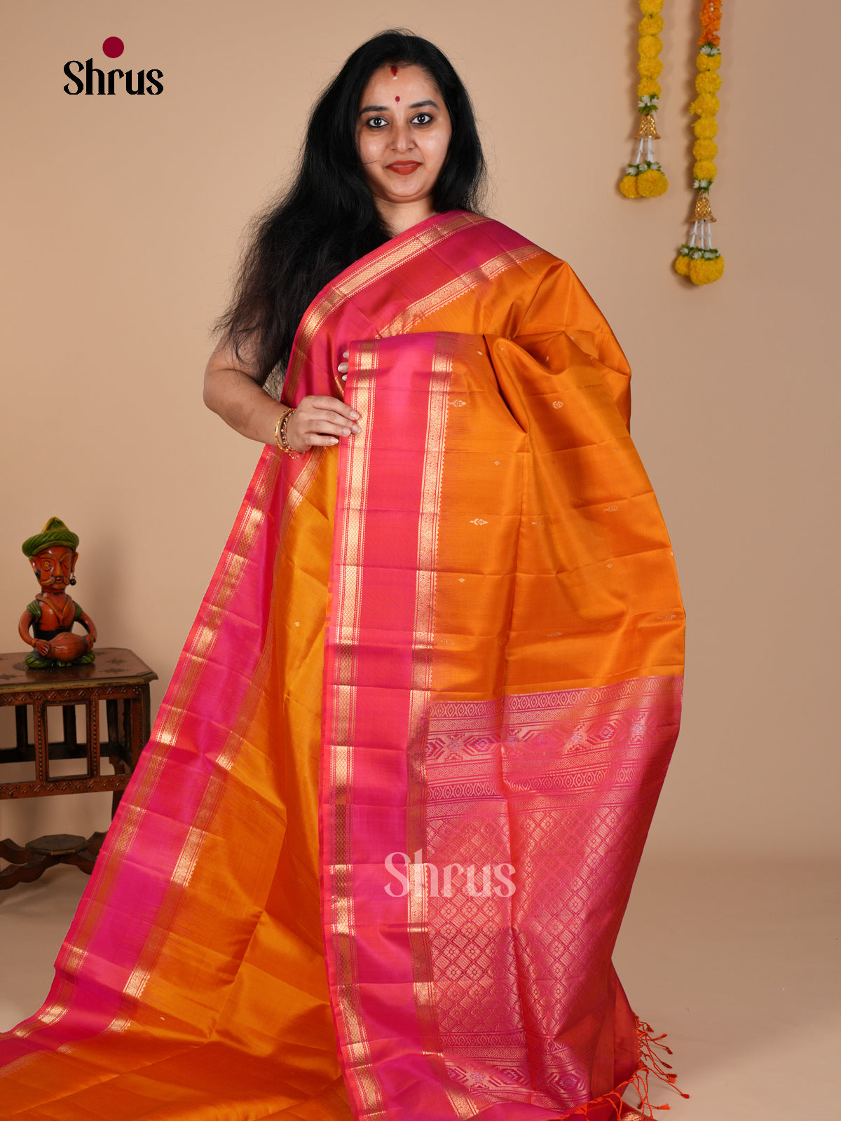 Soft Silk Saree - EDS08045 - Shop on Shrus.com