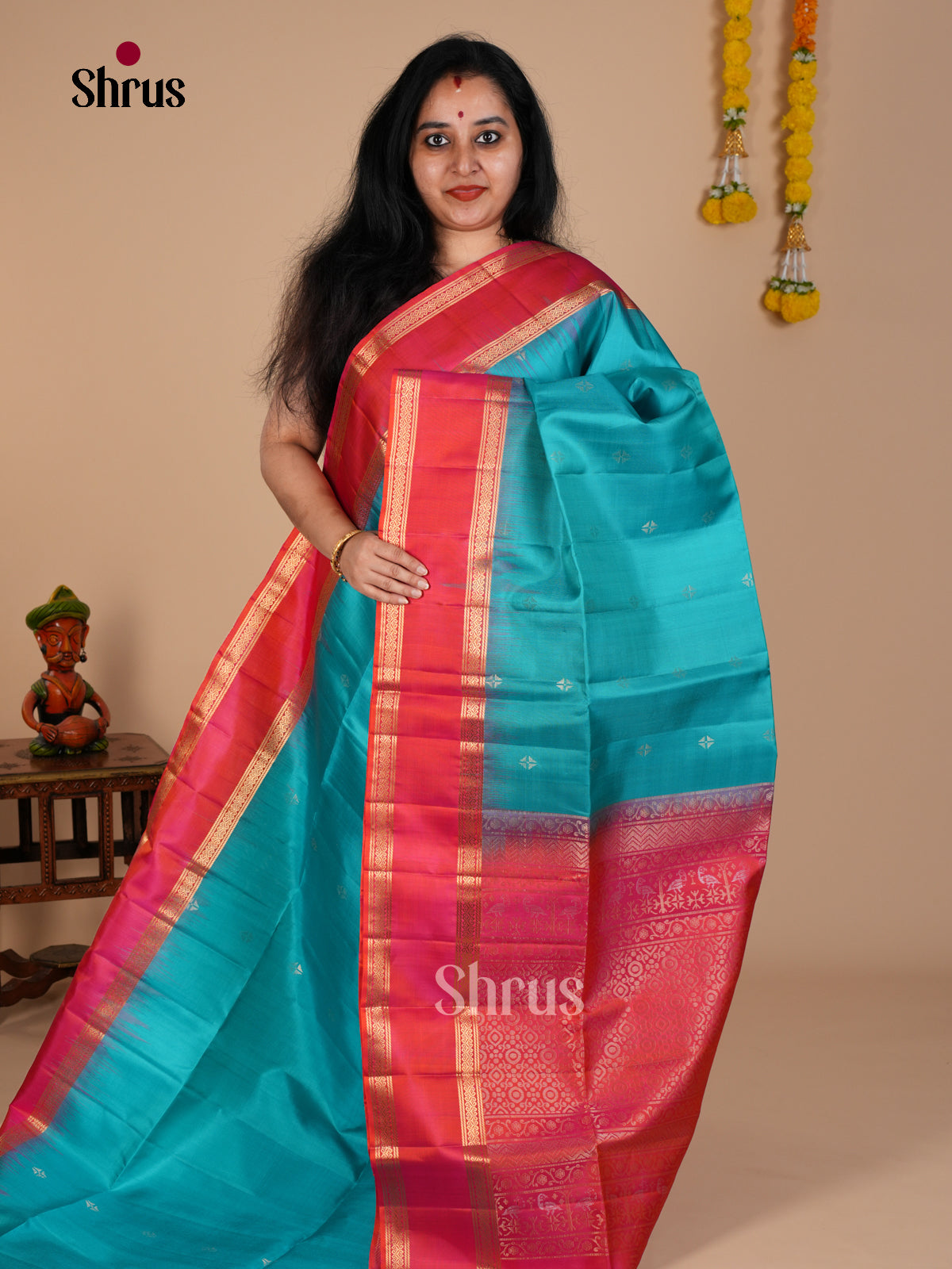 Soft Silk Saree - EDS08046 - Shop on Shrus.com