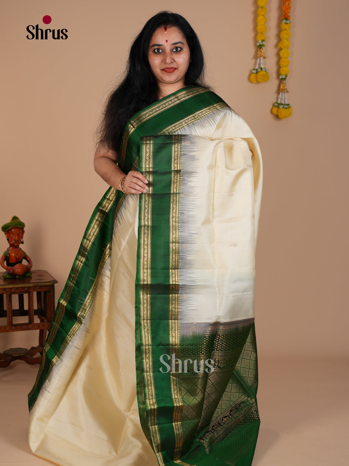 Soft Silk Saree - EDS08048 - Shop on Shrus.com
