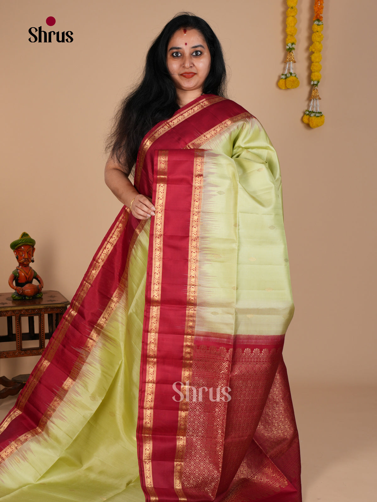 Soft Silk Saree - EDS08049 - Shop on Shrus.com