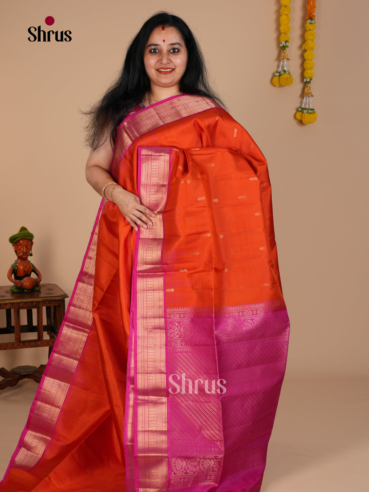 Soft Silk Saree - EDS08052 - Shop on Shrus.com