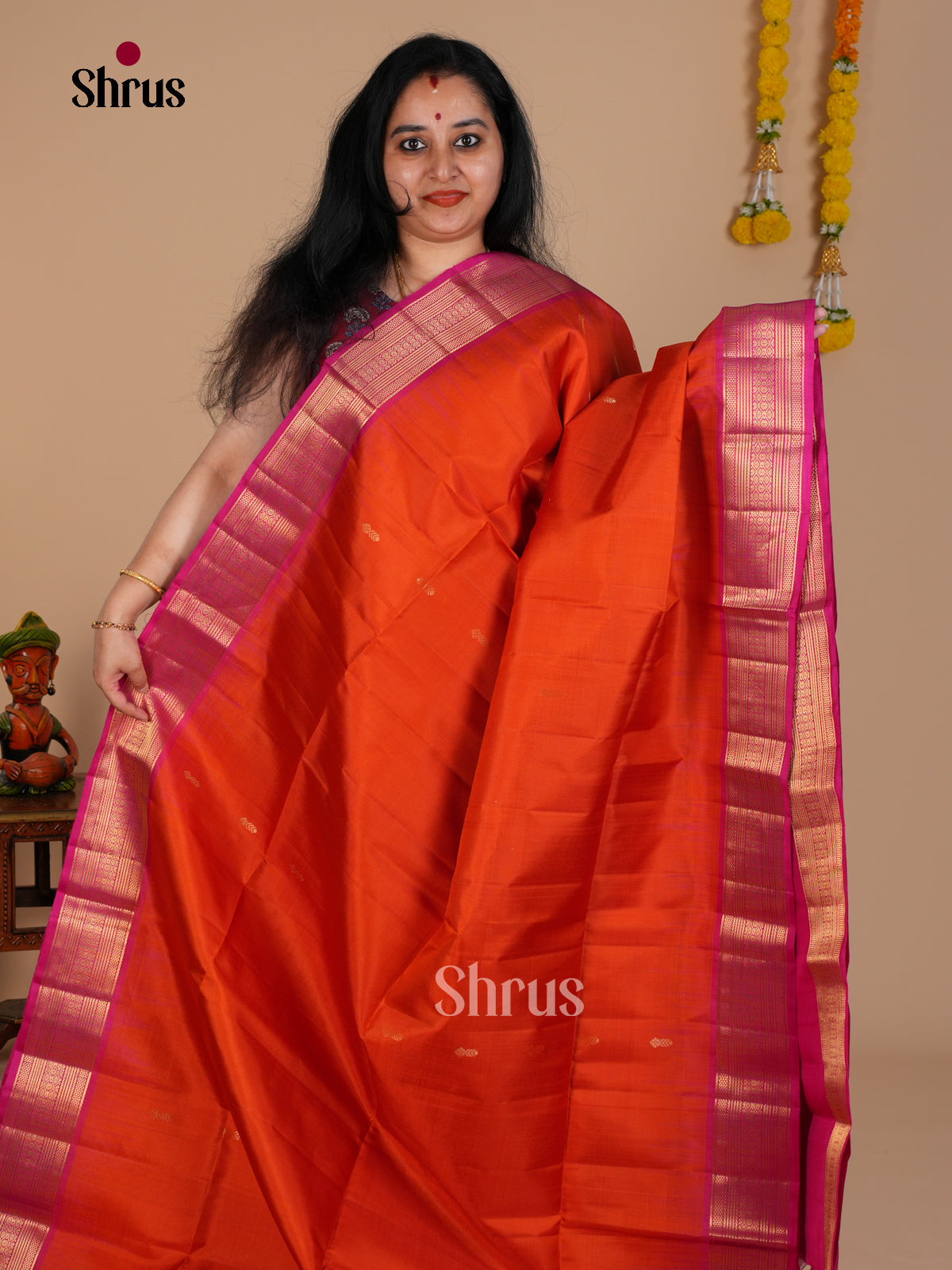 Soft Silk Saree - EDS08052 - Shop on Shrus.com