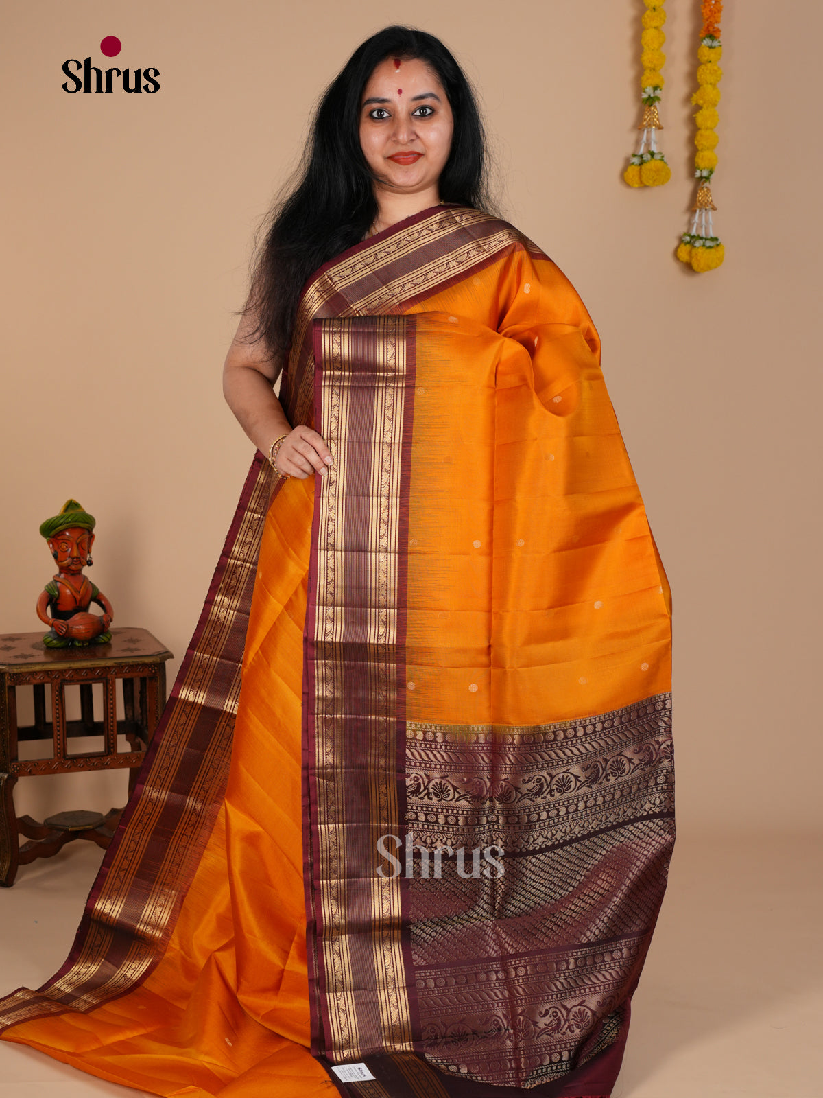 Soft Silk Saree - EDS08053 - Shop on Shrus.com